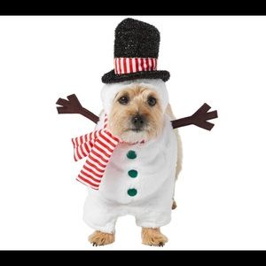 Frisco Front Walking Snowman Puppy Costume